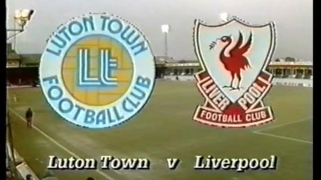 Luton Town v Liverpool 11/01/1987 FA Cup Luton Town v Liverpool 11/01/1987 FA Cup