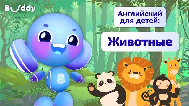 Животные на английском | Учим английские слова с Бадди | Buddy.ai | Английский для детей Животные на английском | Учим английские слова с Бадди | Buddy.ai | Английский для детей