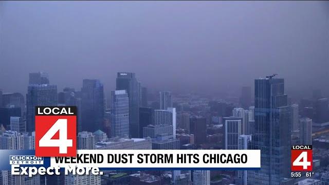 Chicago hit by first dust storm since 1934 Chicago hit by first dust storm since 1934