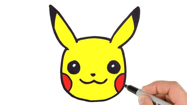 How to draw Pikachu's Head Easy | Pokemon How to draw Pikachu's Head Easy | Pokemon