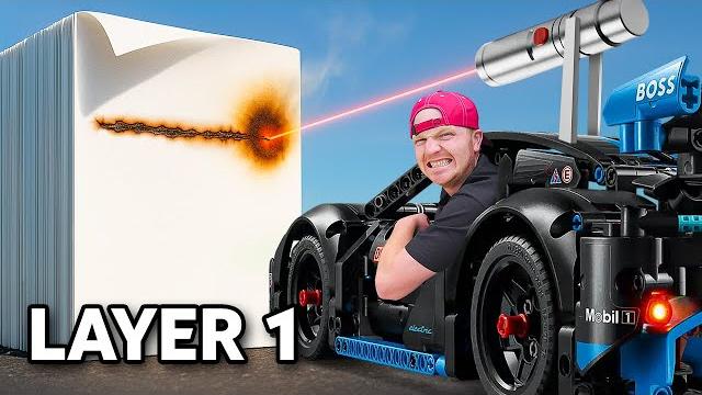 LEGO Cars VS 100 LAYERS of Paper! LEGO Cars VS 100 LAYERS of Paper!