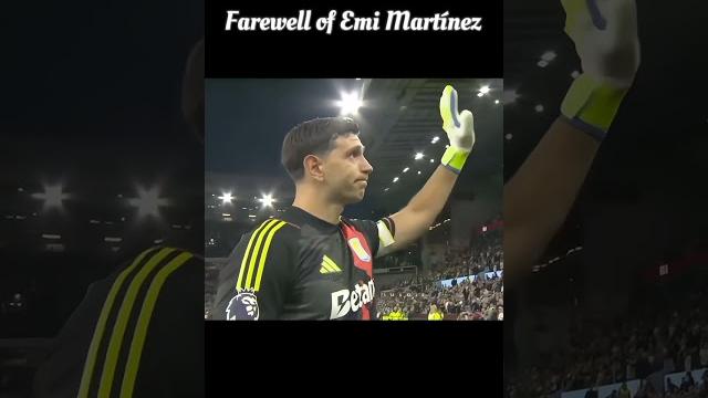 Emi Martínez's final home match for Aston Villa ||Farewell of Emi Martínez#astonvilla #football #emi Emi Martínez's final home match for Aston Villa ||Farewell of Emi Martínez#astonvilla #football #emi