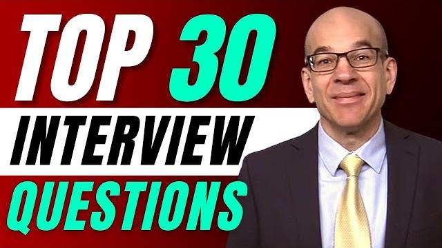 Top 30 Interview Questions - From a recruiters hiring playbook Top 30 Interview Questions - From a recruiters hiring playbook