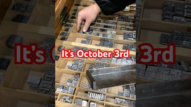 For those wondering what day it is, it’s October 3rd For those wondering what day it is, it’s October 3rd