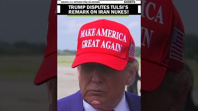 “She is wrong…” Trump as reporter cites US Intelligence Chief Tulsi Gabbard’s remark over Iran nukes “She is wrong…” Trump as reporter cites US Intelligence Chief Tulsi Gabbard’s remark over Iran nukes