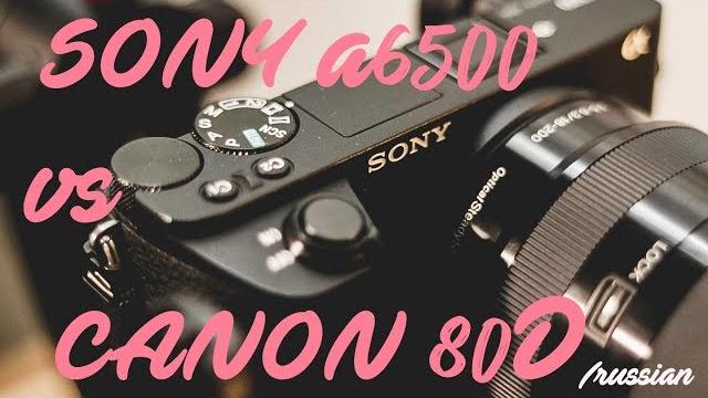 Сравнение Sony a6500 и Canon 80D обзор и тест видео Сравнение Sony a6500 и Canon 80D обзор и тест видео