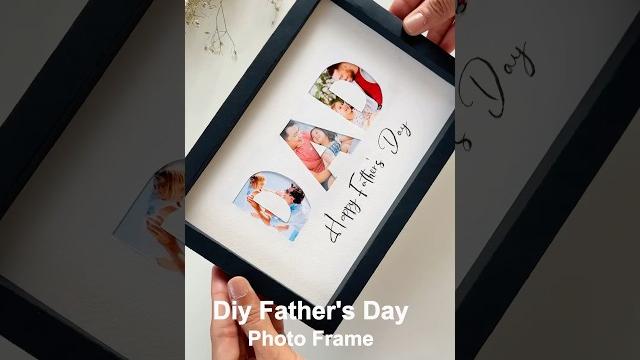 Diy Father's Day Photo Frame #DIY FathersDay #FathersDayCraft #FathersDayDIY #HandmadeCard Diy Father's Day Photo Frame #DIY FathersDay #FathersDayCraft #FathersDayDIY #HandmadeCard