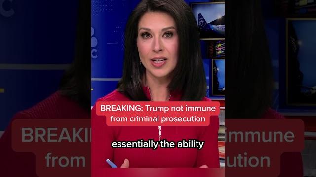 Donald Trump is denied immunity Donald Trump is denied immunity