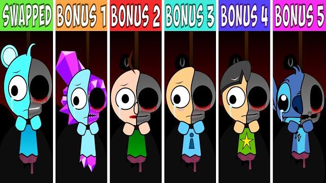 Incredibox Sprunki ALL SWAPPED BONUS Characters Incredibox Sprunki ALL SWAPPED BONUS Characters