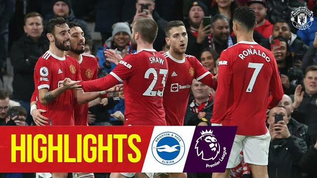 Ronaldo & Fernandes fire Reds into Top 4 | Highlights | Manchester United 2-0 Brighton & Hove Albion Ronaldo & Fernandes fire Reds into Top 4 | Highlights | Manchester United 2-0 Brighton & Hove Albion