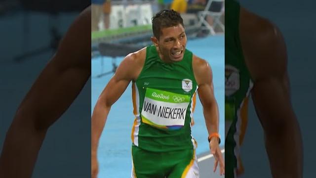 8 years later, and still the WR - 43.03 seconds Wayde van Niekerk of South Africa at Rio 2016 8 years later, and still the WR - 43.03 seconds Wayde van Niekerk of South Africa at Rio 2016