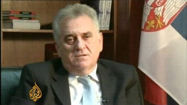 Srebrenica 'not genocide', says Serbia leader Srebrenica 'not genocide', says Serbia leader