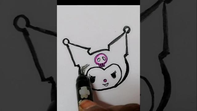 kuromi easy drawing #shortsfeed #shortvideo #ytshorts #drawing #art #howtodraw #shorts #viralvideo kuromi easy drawing #shortsfeed #shortvideo #ytshorts #drawing #art #howtodraw #shorts #viralvideo