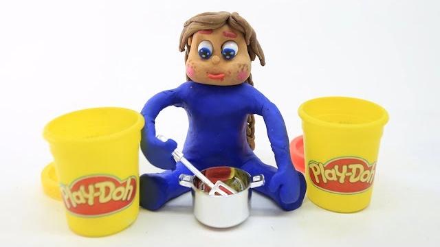 Green Baby - Episode 33 - Play Doh Color Mix With Princess Blue Baby - Stop Motion Cartoon For Kids Green Baby - Episode 33 - Play Doh Color Mix With Princess Blue Baby - Stop Motion Cartoon For Kids