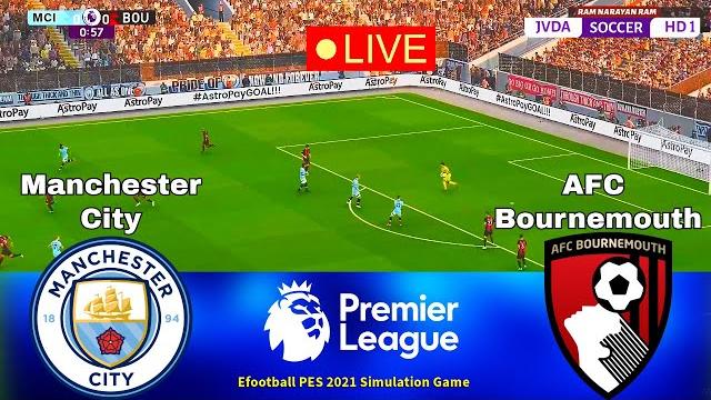 LIVE Manchester City vs AFC Bournemouth - English Premier League || Full Match || Pes21 Simulation LIVE Manchester City vs AFC Bournemouth - English Premier League || Full Match || Pes21 Simulation