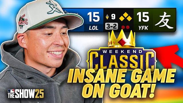 First Weekend Classic Game on GOAT... First Weekend Classic Game on GOAT...