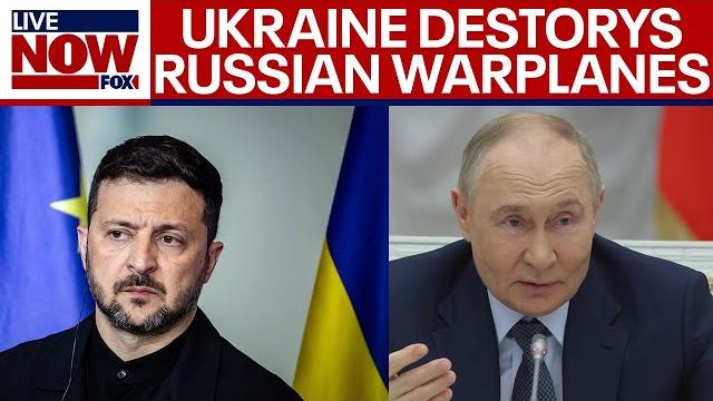 40+ Russian warplanes destroyed in Ukraine drone attack 40+ Russian warplanes destroyed in Ukraine drone attack