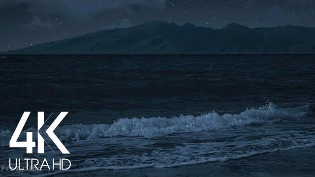 8 HOURS Tropical Beach at Night - 4K UHD - Relaxing Waves Sounds for Sleep 8 HOURS Tropical Beach at Night - 4K UHD - Relaxing Waves Sounds for Sleep