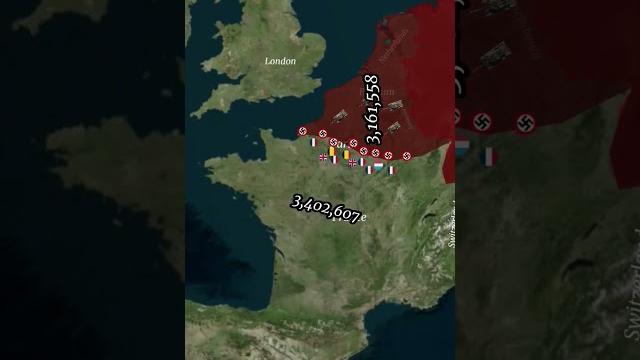 The Fall of France (1940) WW2 animated map The Fall of France (1940) WW2 animated map