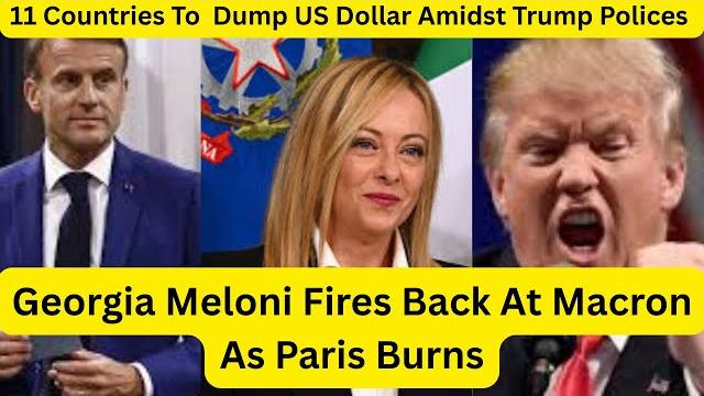 Riot In Paris As Italian Prime Minister Fires Back At Macron Over Comments #TheAfricaNewsChannel Riot In Paris As Italian Prime Minister Fires Back At Macron Over Comments #TheAfricaNewsChannel