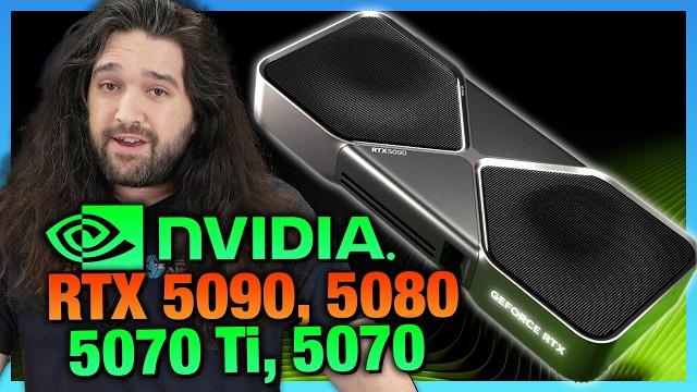 NVIDIA RTX 5090 at 575 Watts, RTX 5080, 5070 Ti, & 5070 Specs NVIDIA RTX 5090 at 575 Watts, RTX 5080, 5070 Ti, & 5070 Specs