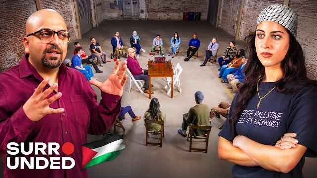 Debating Resistance: 20 Protesters vs 1 Palestinian (ft. Ahmed Fouad Alkhatib) | Surrounded Debating Resistance: 20 Protesters vs 1 Palestinian (ft. Ahmed Fouad Alkhatib) | Surrounded