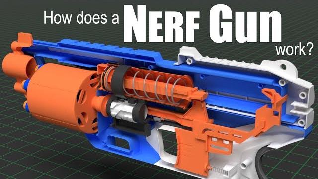 Как работает пистолет Nerf? Как работает пистолет Nerf?