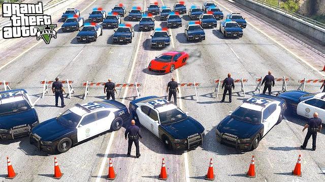 Все дороги перекрыты! ОГРОМНАЯ ПОЛИЦЕЙСКАЯ ПОГОНЯ! - GTA 5 Игра за Полицейского (Моды ГТА 5) Все дороги перекрыты! ОГРОМНАЯ ПОЛИЦЕЙСКАЯ ПОГОНЯ! - GTA 5 Игра за Полицейского (Моды ГТА 5)