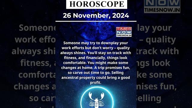Scorpio Horoscope| 26 Nov Zodiac | Astrology & Prediction of the Day | #short #rashifal #horoscope Scorpio Horoscope| 26 Nov Zodiac | Astrology & Prediction of the Day | #short #rashifal #horoscope