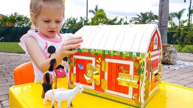 Old Macdonald had a farm Nursery Rhyme song for kids by Like Nastya Old Macdonald had a farm Nursery Rhyme song for kids by Like Nastya