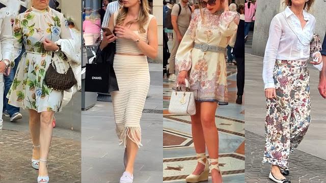 ITALY STREET SUMMER DRESSES JUNE 2025 ️ MILAN ELEGANT FASHION TRENDS NEW LUXURY SHOPPING LOOKS ITALY STREET SUMMER DRESSES JUNE 2025 ️ MILAN ELEGANT FASHION TRENDS NEW LUXURY SHOPPING LOOKS