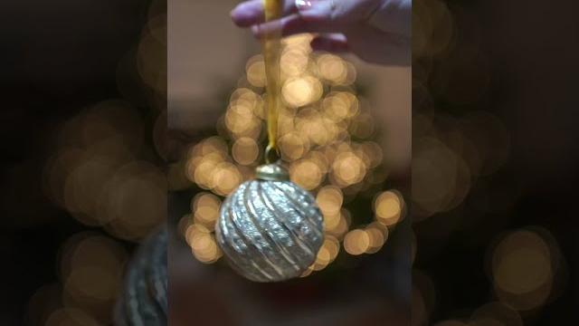 Decorating the Christmas Tree in 15 seconds! #shorts Decorating the Christmas Tree in 15 seconds! #shorts