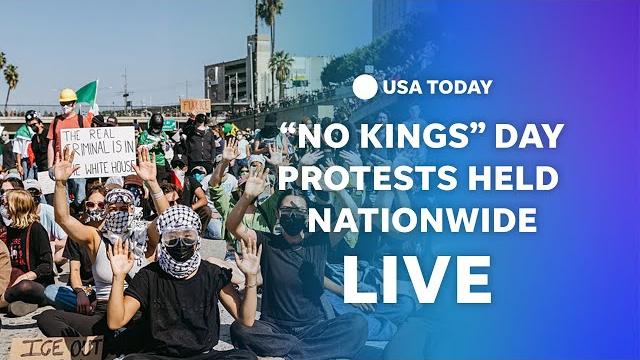 Watch live: "No Kings" Day protests held nationwide Watch live: "No Kings" Day protests held nationwide