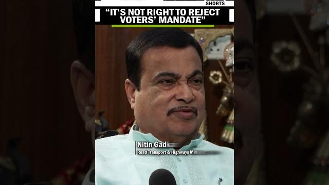 “It’s not right to reject voters mandate…” Nitin Gadkari speaks on Maharashtra election results “It’s not right to reject voters mandate…” Nitin Gadkari speaks on Maharashtra election results