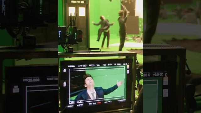 Go behind the scenes as David Tennant and the crew film his half of the regeneration #DoctorWho Go behind the scenes as David Tennant and the crew film his half of the regeneration #DoctorWho
