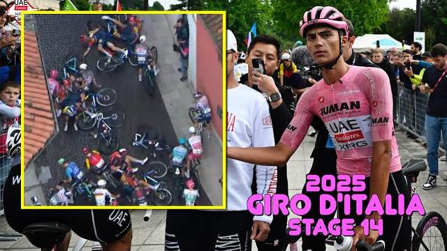 MASSIVE Crash Devastates Giro GC MASSIVE Crash Devastates Giro GC