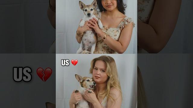 Asya taking pics with me vs my best friend Asya taking pics with me vs my best friend