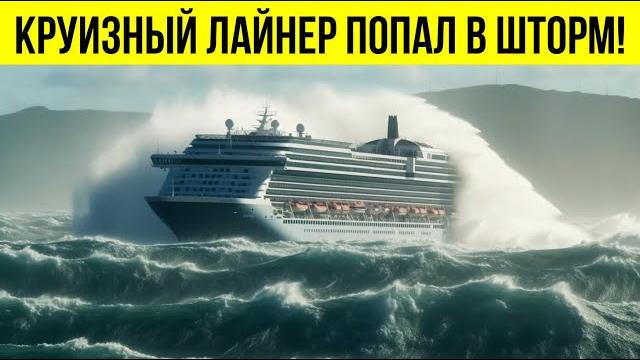 PASSENGER'S NIGHTMARE! CRUISE LINER IN 12 GRADE STORM! PASSENGER'S NIGHTMARE! CRUISE LINER IN 12 GRADE STORM!