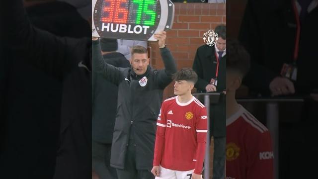 The Moment Alejandro Garnacho Made His Debut The Moment Alejandro Garnacho Made His Debut