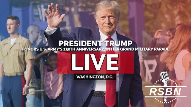 REPLAY: President Trump Honors U.S. Army's 250th Anniversary With a Grand Military Parade - 6/14/25 REPLAY: President Trump Honors U.S. Army's 250th Anniversary With a Grand Military Parade - 6/14/25