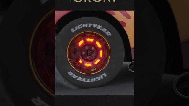 Drift Cars Lightning McQueen in Real Life on Road Drift Cars Lightning McQueen in Real Life on Road