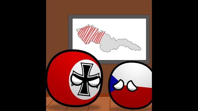 Раздел Чехословакии Countryballs #Shorts Раздел Чехословакии Countryballs #Shorts