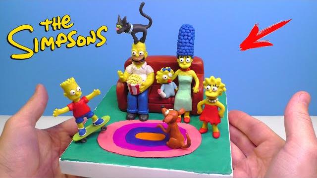 СИМПСОНЫ - Диорама из пластилина | The Simpsons СИМПСОНЫ - Диорама из пластилина | The Simpsons