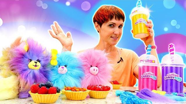 Маша Капуки играет в дочки матери с Cotton Candy Candykins – Веселые видео про игрушки для детей Маша Капуки играет в дочки матери с Cotton Candy Candykins – Веселые видео про игрушки для детей