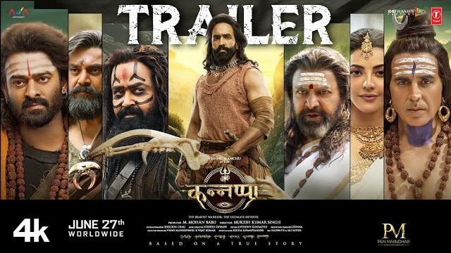 Kannappa Official Trailer – Hindi | Akshay Kumar | Vishnu Manchu | Mohan Babu | Prabhas | Mohanlal Kannappa Official Trailer – Hindi | Akshay Kumar | Vishnu Manchu | Mohan Babu | Prabhas | Mohanlal