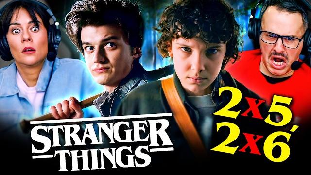 STRANGER THINGS Season 2, Episodes 5 & 6 REACTION!! Netflix | Millie Bobby Brown | Sadie Sink STRANGER THINGS Season 2, Episodes 5 & 6 REACTION!! Netflix | Millie Bobby Brown | Sadie Sink