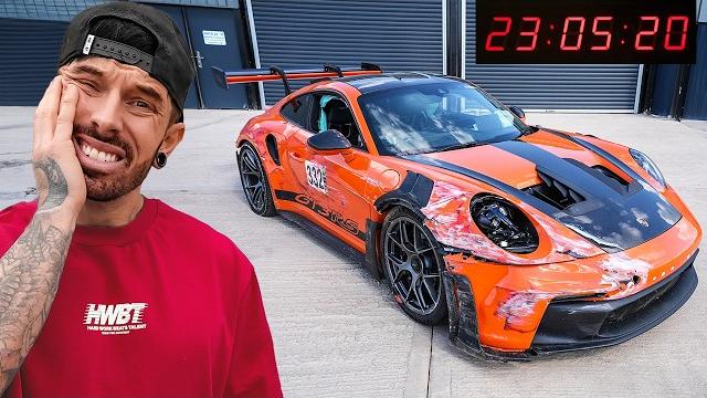 REBUILDING A WRECKED PORSCHE GT3RS IN 24 HOURS REBUILDING A WRECKED PORSCHE GT3RS IN 24 HOURS