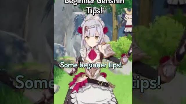 Some Beginner Genshin Tips! Some Beginner Genshin Tips!