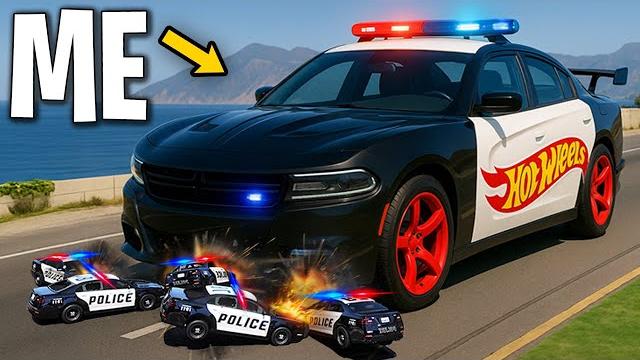 Trolling Cops With Hot Wheels Cop Car on GTA 5 Trolling Cops With Hot Wheels Cop Car on GTA 5