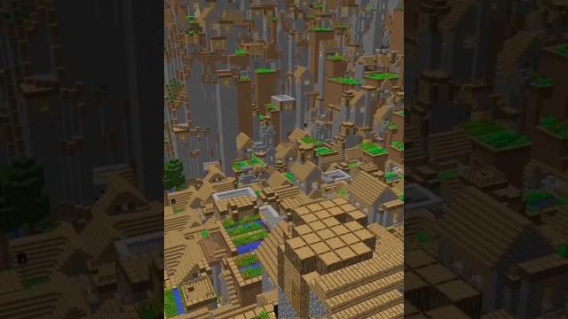 Самая большая деревня в Майнкрафт #minecraft Самая большая деревня в Майнкрафт #minecraft